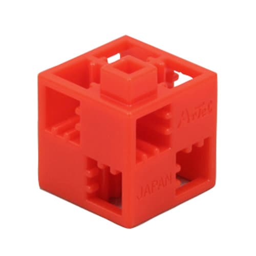 Artecブロック 基本四角 100P 赤