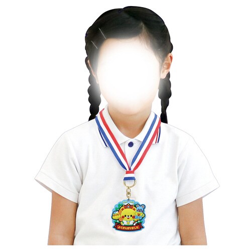 フォトフレームラバーメダル アニマルフレンズ