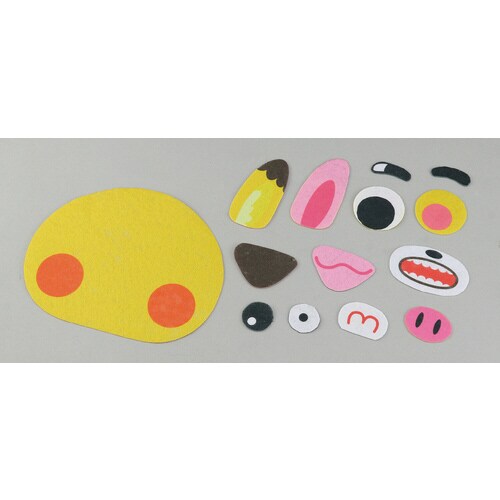 フェルトのどうぶつふくわらい