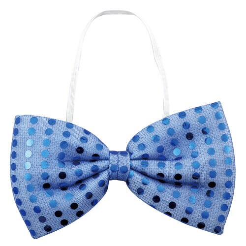 キラキラ蝶ネクタイ青・キラキラハット黒