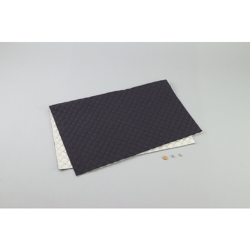 基礎縫いクッションケース チャコールグレー