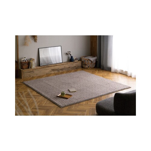 杢シープ調ラグ BR ORG−S1818−T