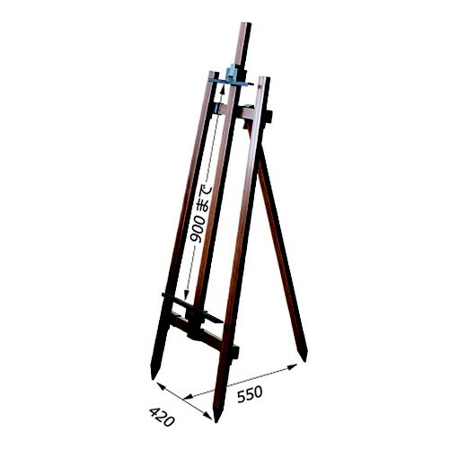 アルミイーゼル 木目 A1