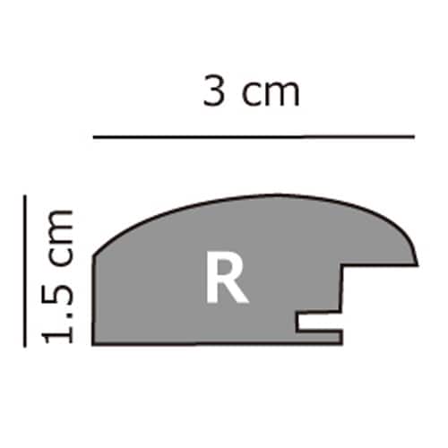 きはだフォトフレームR1 B5