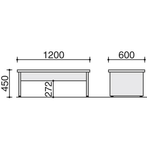役員用 S350シリーズ センターテーブル