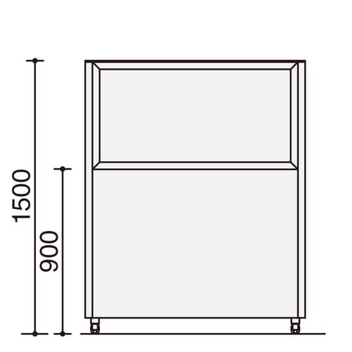 パネルスクリ−ン Sタイプ 上面ガラスパネル