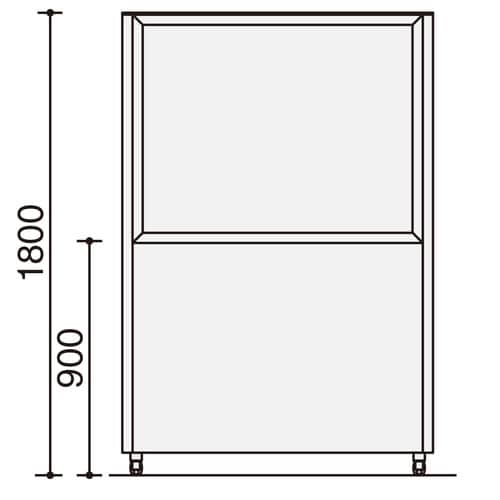 パネルスクリ−ン Sタイプ 上面ガラスパネル