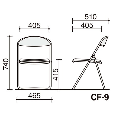 折りたたみイス CF−9