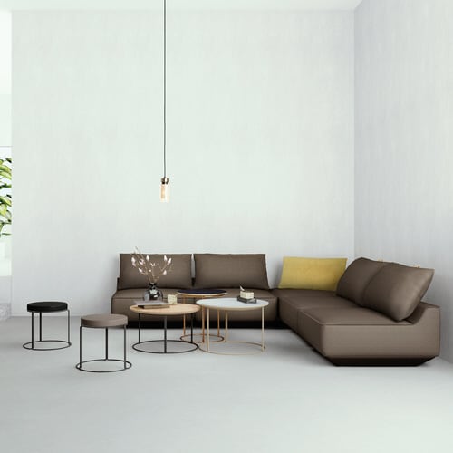 テーブル CK−750 リノリウム天板 メッキ脚