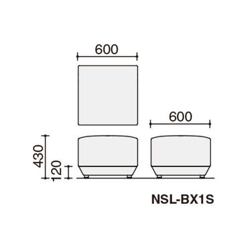 ロビーチェア ソロス スツール