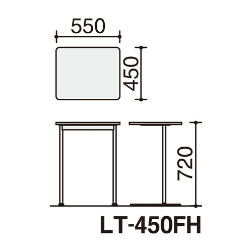 オフィスラウンジテーブル ペルソ フラットタイプ