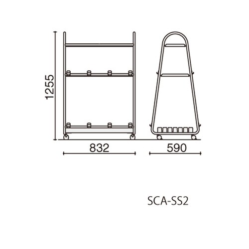 収納庫 キャリオ 上棚タイプ