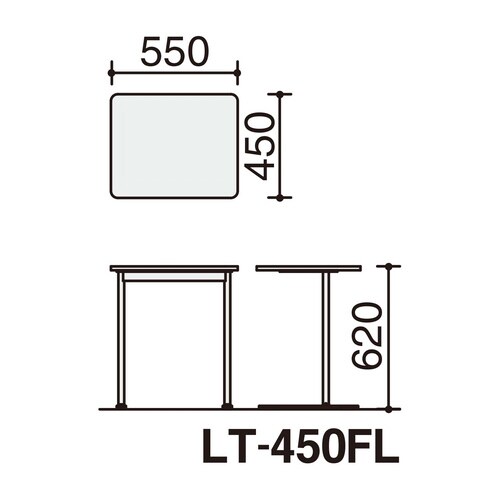 オフィスラウンジテーブル ペルソ フラットタイプ