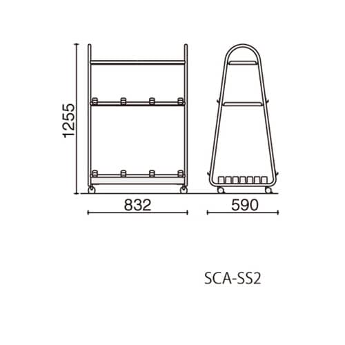 収納庫 キャリオ 上棚タイプ