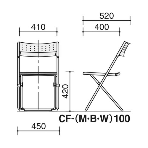折りたたみイス パンタ
