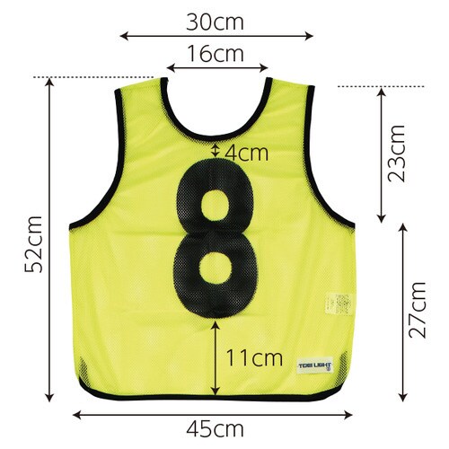 メッシュベストJr11−20 黄