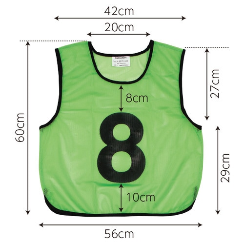 メッシュベスト サックスブルー 7番×2