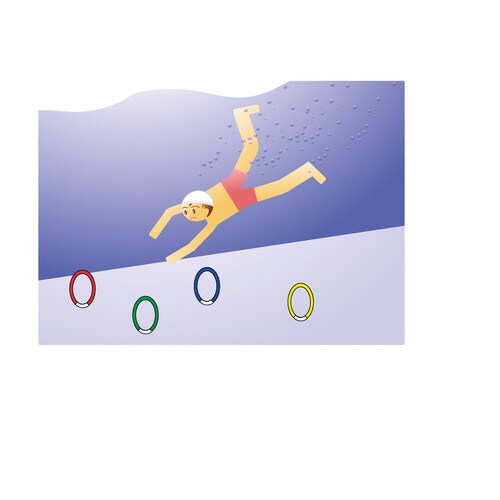 水中リング(6色1組)