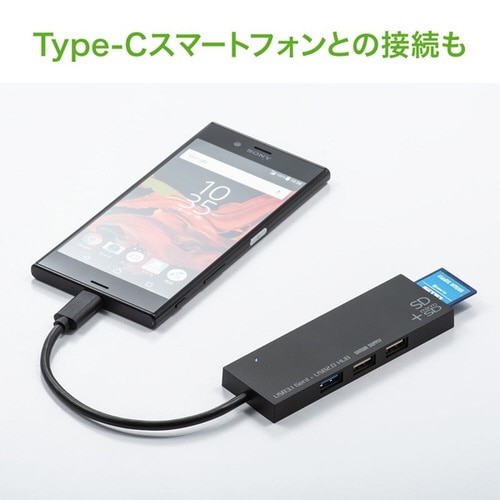 USB Type Cコンボハブ カードリーダー付き
