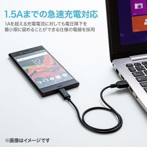 USB2.0 TypeC − Aケーブル
