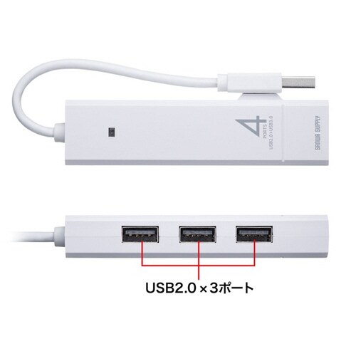 USB3.1 Gen1+USB2.0コンボハブ