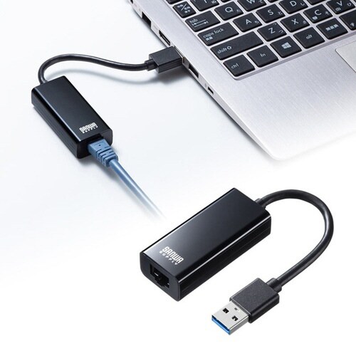 USB3.2−LAN変換アダプタ(ブラック)