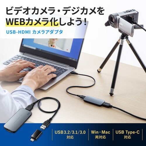 USB−HDMIカメラアダプタ