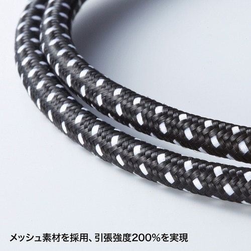 つめ折れ防止カテゴリ7細径メッシュLANケーブル