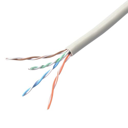 カテゴリ5eUTP単線ケーブルのみ