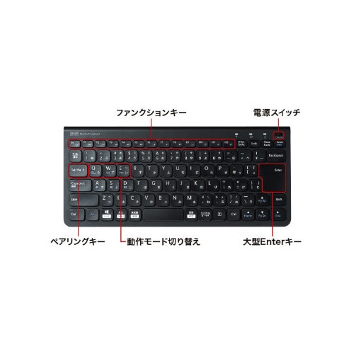 Bluetoothスリムキーボード