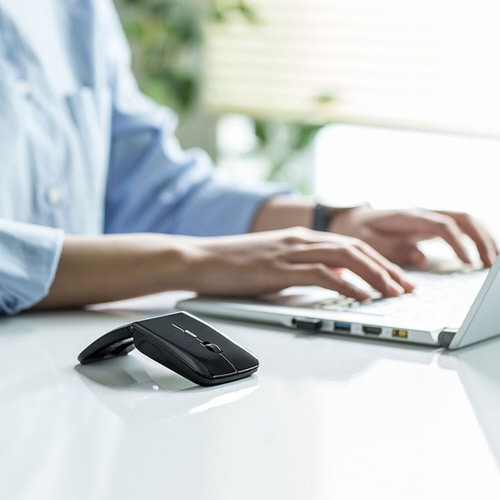 静音ワイヤレス IR LEDマウス