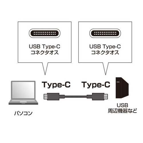 USB3.1 Gen2 TypeC ケーブル
