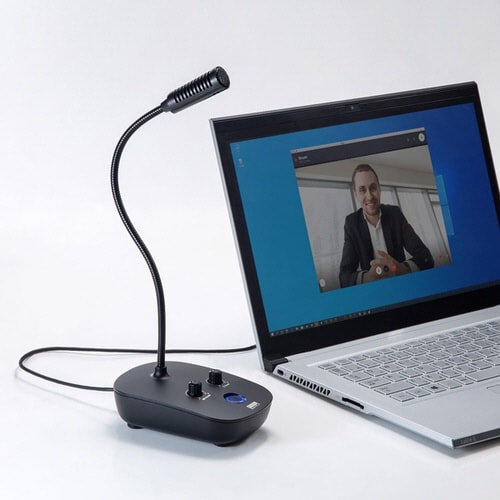 スタンドマイク型USBスピーカーフォン