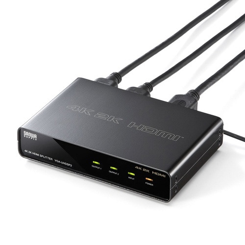4K2K対応HDMI分配器(2分配)