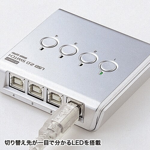 USB2.0手動切替器(4回路)