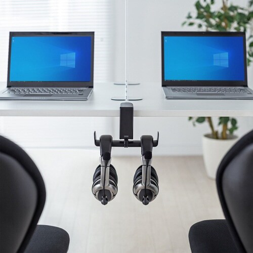 回転式ヘッドホンフック(Wタイプ)