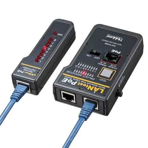 PoE LANケーブルテスター