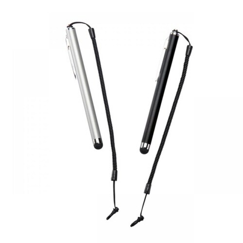 スマートフォン&タブレット用タッチペン(シルバー)