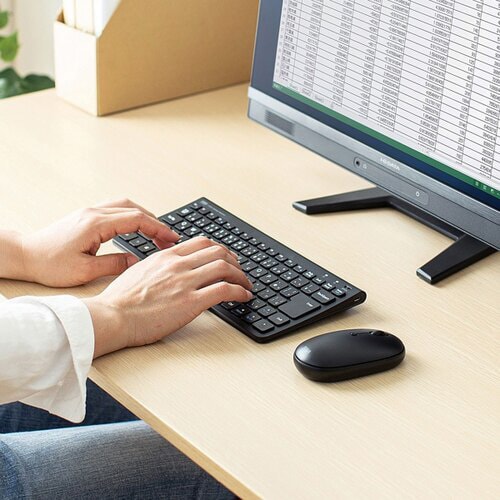 マウス付きワイヤレスキーボード