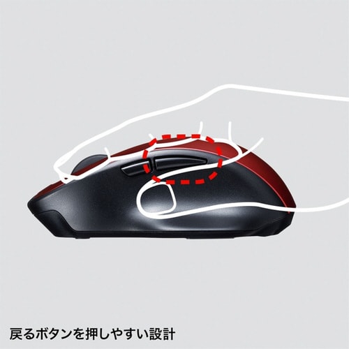 ワイヤレスブルーLEDコンボマウス