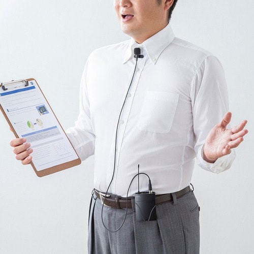 ワイヤレスピンマイク