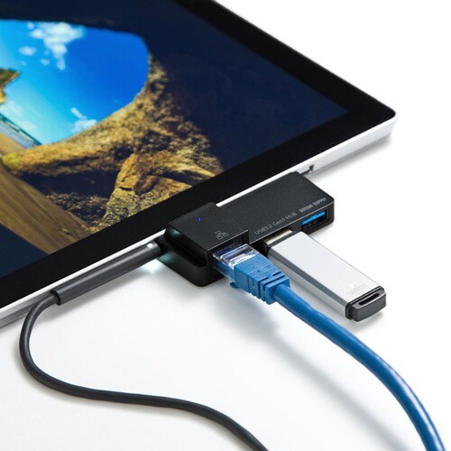 Surface Pro用 USB3.2Gen1ハブ