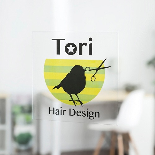 カラーレーザー用透明フィルムラベル