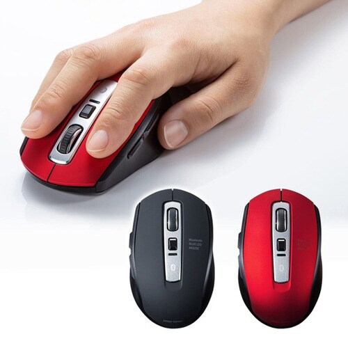 Bluetooth 5.0 ブルーLEDマウス