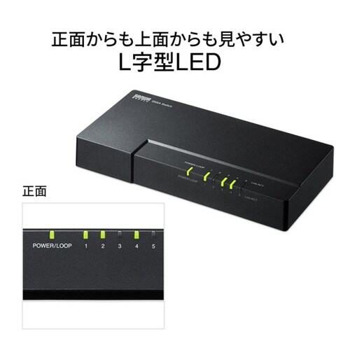 ギガビット対応 スイッチングハブ(5ポート)