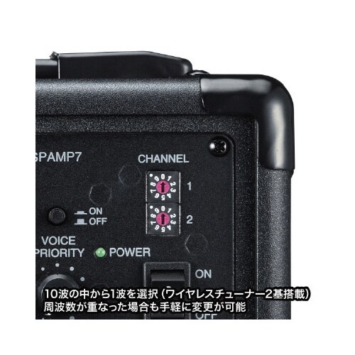 ワイヤレスマイク付き拡声器スピーカー