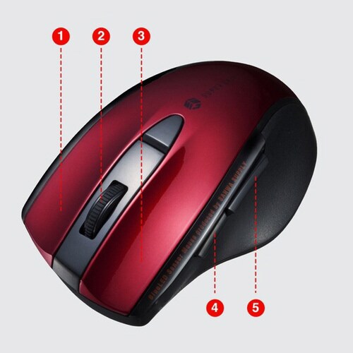 静音BluetoothブルーLEDマウス