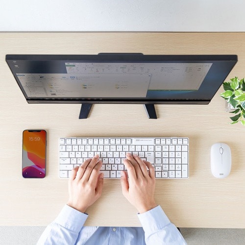 マウス付きワイヤレスキーボード