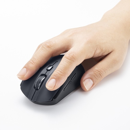 ワイヤレスブルーLEDマウス(5ボタン)