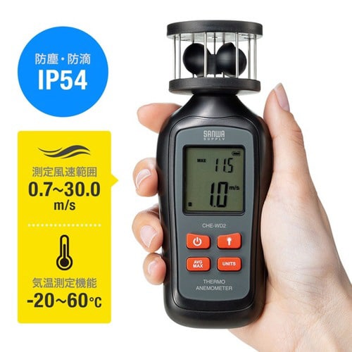 カップ式風速計